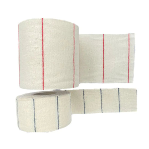 Essential Cotton Camp Cloth That Is Quick And Efficient For Hiking And Camping Gear Absorbent rolls shown with red and blue lines