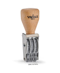 Vintage Pro Heavy Duty Date Stamp Workhorse featuring adjustable MMM DD YYYY for accurate date marking.