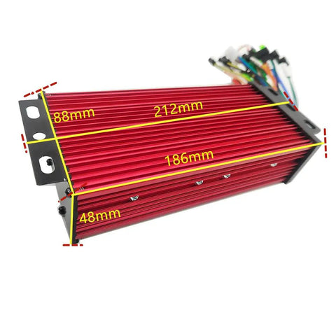 Dope LCD Display Brushless Square Wave Controller For 36V 48V 60V Electric Bikes And Scooters 1000W 1200W Or 1500W 34A 36A 40A Easy Install Power Management For Smooth Ride