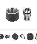 Premium ER11 Chuck Collet Set with High Clamping Nuts For CNC Milling And Engraving Machine Made From Tough Spring Steel for gripping tools.