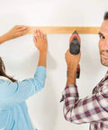 DIY enthusiasts using tools for a home project, related to 10Pc Double Cut Carbide Burr Set With 0.118 Inch Shank For Rotary Tools