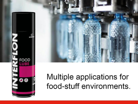 NSF H1 Food Grade Dry Film Lubricant For Food Processing Equipment Multipurpose Aerosol Can 500ml in food processing setting