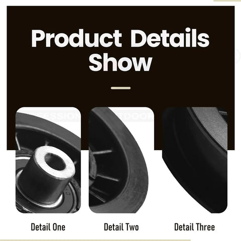 Close-up details of 2 Pack V Groove Idler Pulleys And Belt Set Heavy Duty Replaces 532194326 532194327 532130969