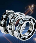 SMR137ZZ Deep Groove Ball Bearings Set 10 Pcs 7mm By 13mm By 4mm stainless steel, double-sided sealed micro machine parts for rotating machinery