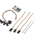 Six Channel Two Four GHz PWM PPM I Bus Pro Grade Receiver for FPV Drones with connectors and dual antennas for FS transmitters
