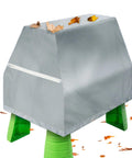 Water Table Cover Waterproof Outdoor Shield For Backyard Play Tables, Dustproof Storage Protector, shown on green legs with leaves.
