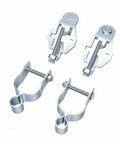 Heavy Duty T Post Gate Hinge For Farm Fences, Rustproof Steel Gate Hanger parts for tool-free installation on metal T posts