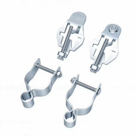 Heavy Duty T Post Gate Hinge For Farm Fences, Rustproof Steel Gate Hanger parts for tool-free installation on metal T posts