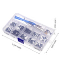 RC Car Screw Kit With Fasteners And Gasket Pro Grade Repair Tools Set For Remote Control Cars, Metric Screw Assortment in box.