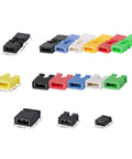 300 Pcs Mixed Jumper Cap Kit 2.54mm 2.0mm 1.27mm Jumpers For Arduino Raspberry Pi Pcbs Shunts Short Circuit Pins Blocks assortment
