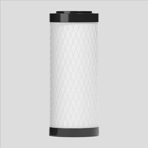 Close-up of a Water Filter Replacement Kit For Gravity Fed Emergency Drinking System showing double filtration cartridge.