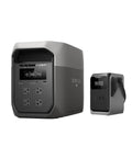 Delta 3 Max Portable Power Station With Trail 200 And 2048Wh LiFePO4 Battery, 3400W X Boost Output, Ultra Fast 0 To 80 Percent Charge In 1.13 Hours