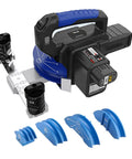 No Sweat Cordless Copper Pipe Bender, Battery Powered Hydraulic Tube Bending Machine For Hvac And Automotive Ac Lines, includes sizes for accurate bends.