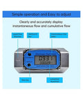 Fuel Flow Meter And Water Meter For Measuring Crude Oil Gas Methanol And Water With Clear Flow Display Multi Fluid Gauge For RV Water Heaters And Farm Projects showing electronic display.