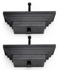 Heavy Adjustable Front Leveling Lift Kit For 1999 To 2004 Ford F250 F350 Super Duty 4X4 showing bulletproof coil spacers and bolts.