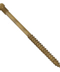 Finish Trim Screws No 7 by 3 In T10 Trim Head with Sawtooth Point and Underhead Threads in Tan Quik Guard Exterior Grade