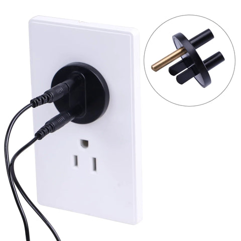 Grounded Outlet Plug And Anti Static Wrist Strap Kit For PC Builds With Adjustable XL Strap And Grounding Cord outlet close-up