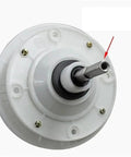 Close-up of 35mm Square Shaft Washer Gearbox Repair Part for Home Laundry Machines showing durable internal gear system.