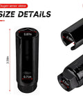 Heavy Duty Oxygen Sensor Socket With Side Wire Cutout For Easy O2 Removal And Installation, 3/8 Inch Drive size details.