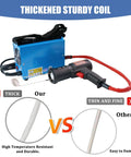 Heavy Duty 1500W Induction Bolt Removal Heater With Four Swappable Coils and Rugged Carry Case showing thick sturdy coil for durability.