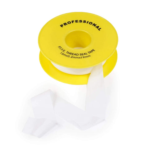 Three Quarters Inch PTFE Thread Seal Tape For Plumbers Pro Grade Teflon Plumbing Tape White 590 Inches Sealing Tape