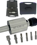 Shank Rotary Broach Kit With ER16 Adapter and 7 Square Broaches with carrying case, suitable for versatile machining