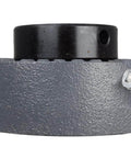 Front view of 1-1/4 Inch Two Bolt Flange Bearing With Lock Collar Cam Lock Eccentric, cast iron housing with grease zerk.