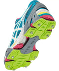Ice Traction Cleats For Running Shoes, Lightweight Grip With Full Sole Coverage, Grey Green, X Large, showing heel cleats