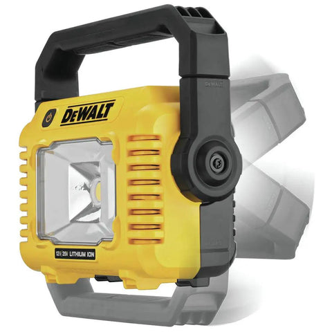 Powerful 2000 Lumen LED Work Light Cordless Bare Tool with 360 Degree Rotating Handle, IP54 Dust and Water Resistant