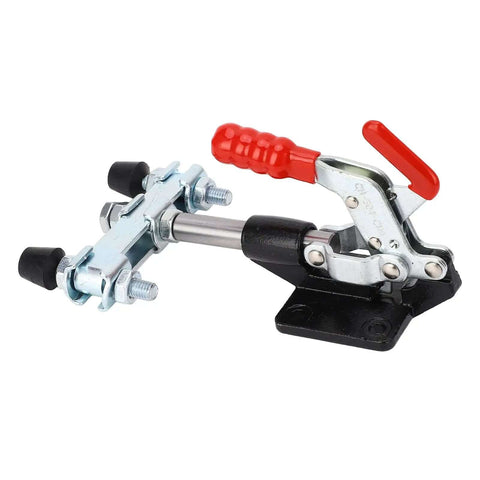 Push Pull Toggle Clamp For Quick On The Fly Fastening In Electronic Assembly And Welding Projects With A Versatile Compact Design Built From High Carbon Steel Durable One Piece