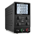 Adjustable DC Bench Power Supply 30V 10A And 5A With RS 232 Control, front view showing display and knobs