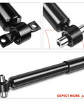 Rear Pair Shock Absorbers For Honda Pilot 2009 Through 2015 V6 SUV Driver And Passenger Side Fit, metal ends close-up
