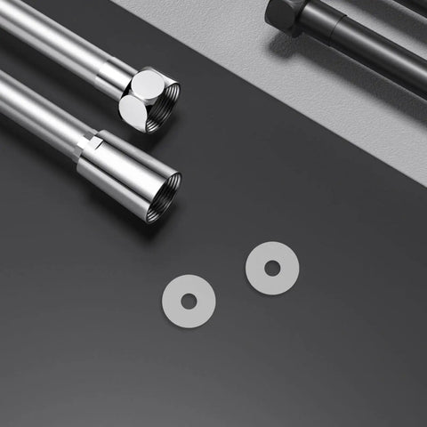 Clear PVC Shower Door Washer Replacement Kit 100 Pack Round Antiscratch Glass Protectors For Handles And Towel Bars Perfect For Glass Door Repair And Towel Bar Replacement Keeps Showers Looking Slick And Leak Free.