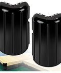 Inflatable Dock Guard For Boats Heavy Duty Wear Resistant Corner Protector Marine Grade PVC Protection Pad shown on dock.