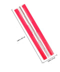 Self-Adhesive Acrylic Folding Hinge For Jewelry Boxes And Cabinets No-Drill No-Screw Mini Box Hinge shown with dimensions