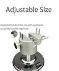 2.5 Inch Mini Vise With 360 Degree Swivel Base Aluminum Alloy Tabletop Vise For Jewelry Making Watch Repair And DIY Projects Precision Fine Detail Grip CNC Friendly Anti Slip Pin Vise Protection Durable And Compact adjustable size view