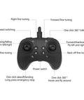 Remote control for Kids And Beginners Friendly Remote Control Airplane With 2.4GHz Radio, showing buttons and functions.