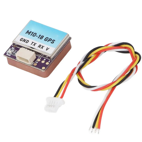 GPS Module For FPV Drones With M10 Chip, 10Hz Output, Ceramic Construction, 72 Channels, SH1.0 4P Connector, U Protocol Support