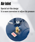 Air inlet design on Heavy Duty Pneumatic Paint Pressure Pot With Smooth Tracking And Robust 10 Liter Capacity For Professional Grade Spray Painting Projects And No Sweat Transport.