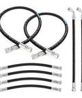 Front Loader Hydraulic Hose Kit For Kubota LA350A LA401 LA402 LA402-1 With Boom And Bucket Cylinder Hoses 7J303-76610