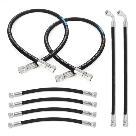Front Loader Hydraulic Hose Kit For Kubota LA350A LA401 LA402 LA402-1 With Boom And Bucket Cylinder Hoses 7J303-76610