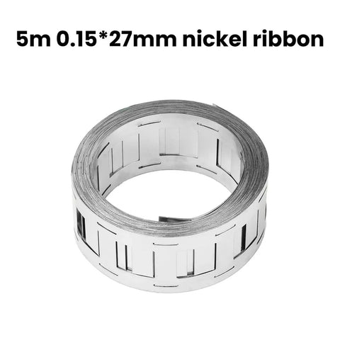 Heavy Duty Copper Nickel Strip Power Lithium Battery For Spot Welder 0.15x27mm Nickel Plated Steel Belt For Long Lasting Electric Tabs And 5M Length, rolled nickel ribbon