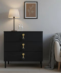 Black dresser with Two Pack Brass Cabinet Pulls With Copper Base Tear Drop Knobs For Kitchen Cabinets Dressers Closets And Cupboards