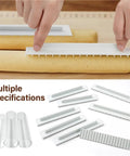 Using Nonstick Biscuit Mold with Integrated Cookie Cutter and Scale Ruler for Even Dough Thickness, Easy Demolding and Clean Shapes