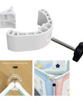 Babyproof Crib Corner Lock Kit For Sturdy Side Rails And Infant Bed Barrier Clasp Easy Install