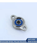 Premium Stainless Steel Bearing Housings SKFL006 For 30mm Shaft Size Pillow Block Units With SSKFL006 Design Handling Heavy Loads Like A Boss And Comes Ready to Install With Included M10 Bolts For Quick Setup On Any Rig Or Work. Stainless steel pillow block bearing housing SKFL006, 30mm bore