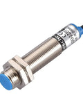 Inductive Proximity Sensor Switch M12 Shield Type LJ12A3 2 Z BY 2mm Detect Distance 10 To 30 V DC 200mA PNP Normally Open 3 Wire Cable 120cm For Metal Detection and Automation, M12 threaded metal sensor with blue face and cable