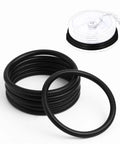 6 Pack Boat Armor Filler Cap O-Rings 1.5 Inch Deck Fill Gaskets For Gas Water Diesel Fuel Seal Nitrile Rubber O-Ring Seals Marine Gas Cap Gasket Durable Leakproof Components, black nitrile ring set