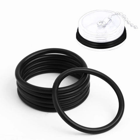 6 Pack Boat Armor Filler Cap O-Rings 1.5 Inch Deck Fill Gaskets For Gas Water Diesel Fuel Seal Nitrile Rubber O-Ring Seals Marine Gas Cap Gasket Durable Leakproof Components, black nitrile ring set