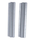 Undermount Heavy Duty Drawer Slide With Thickened Cold Rolled Steel For Stair Bottom Cabinets, 32 Inch Concealed Runner Glide, Built To Last Up To 120kg (264.6lb), Adjustable Length 800 To 1850mm, Ultra Durable High Cycle Rail, two silver rails